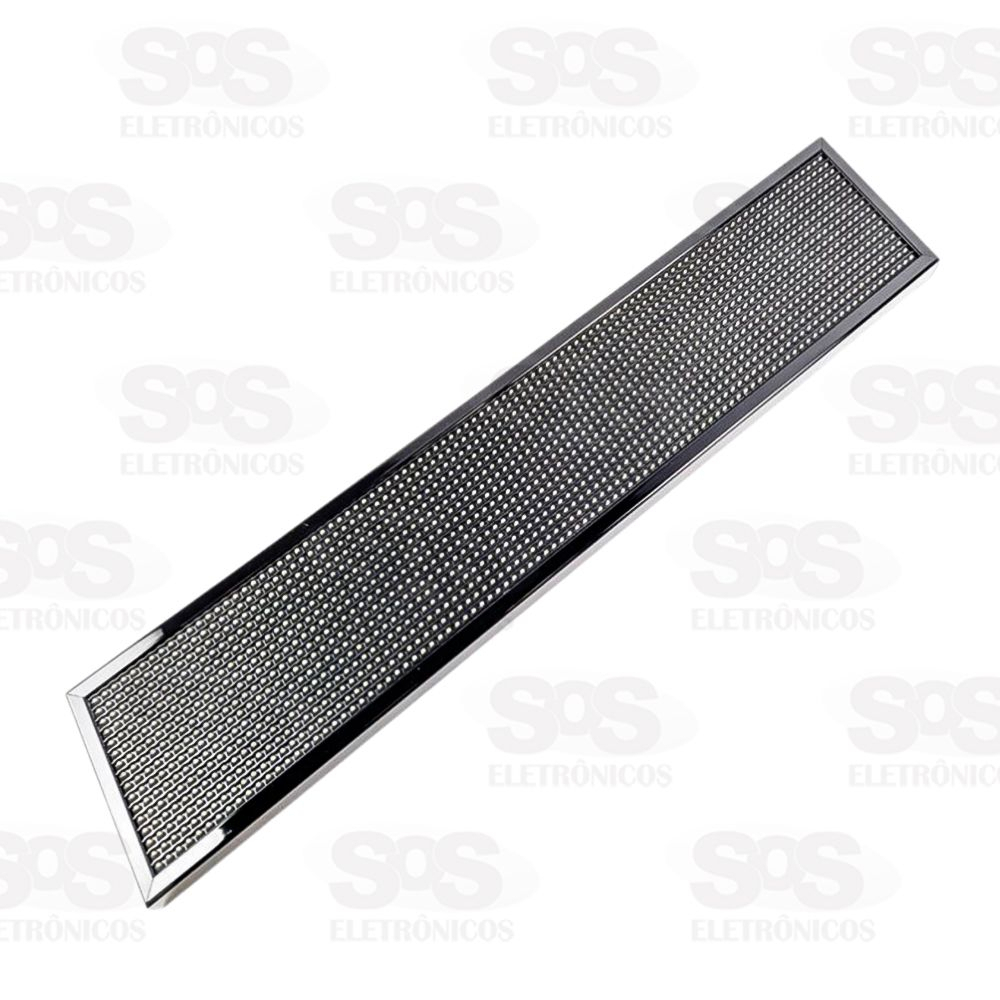 Painel de LED RGB Letreiro Digital 100x19CM Lelong SL1027M