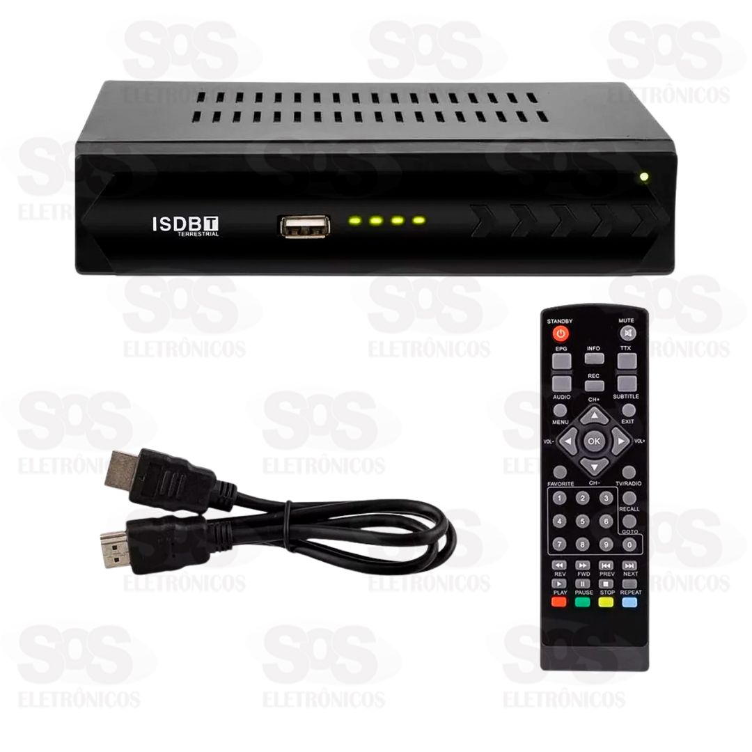 Conversor Digital Full HD 1080p Set Top Box