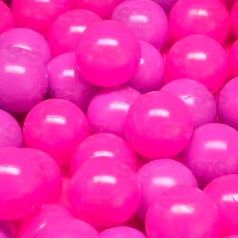 Bolinhas Plsticas Para Piscina 100 Unidades Rosa
