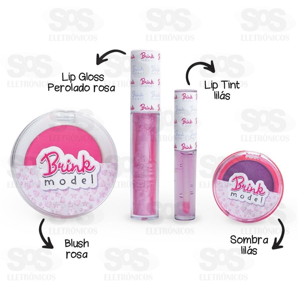 Kit Maquiagem Teen Brink Model 2087