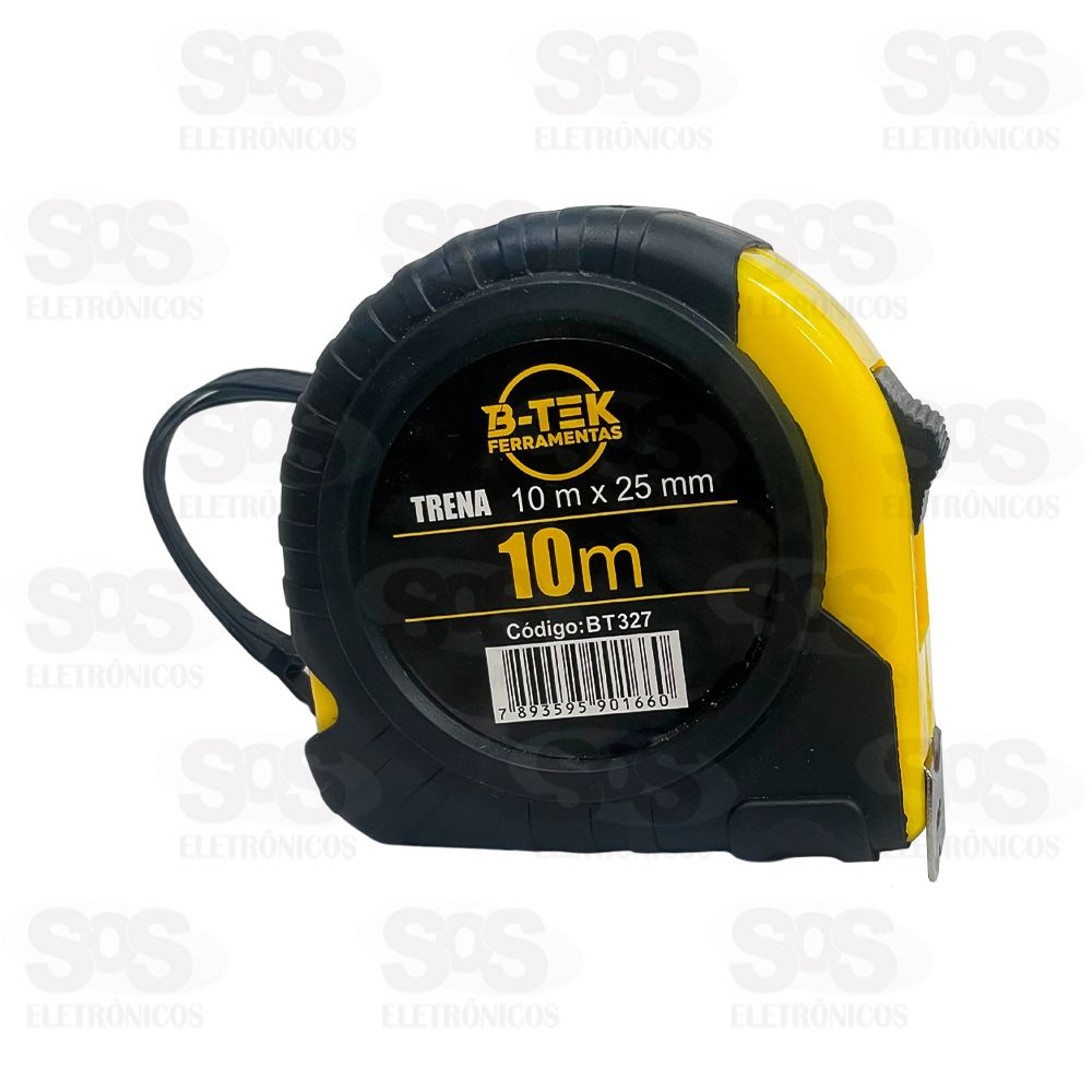 Trena 10Mx25MM Emborrachada Com Trava B-Tek BT327