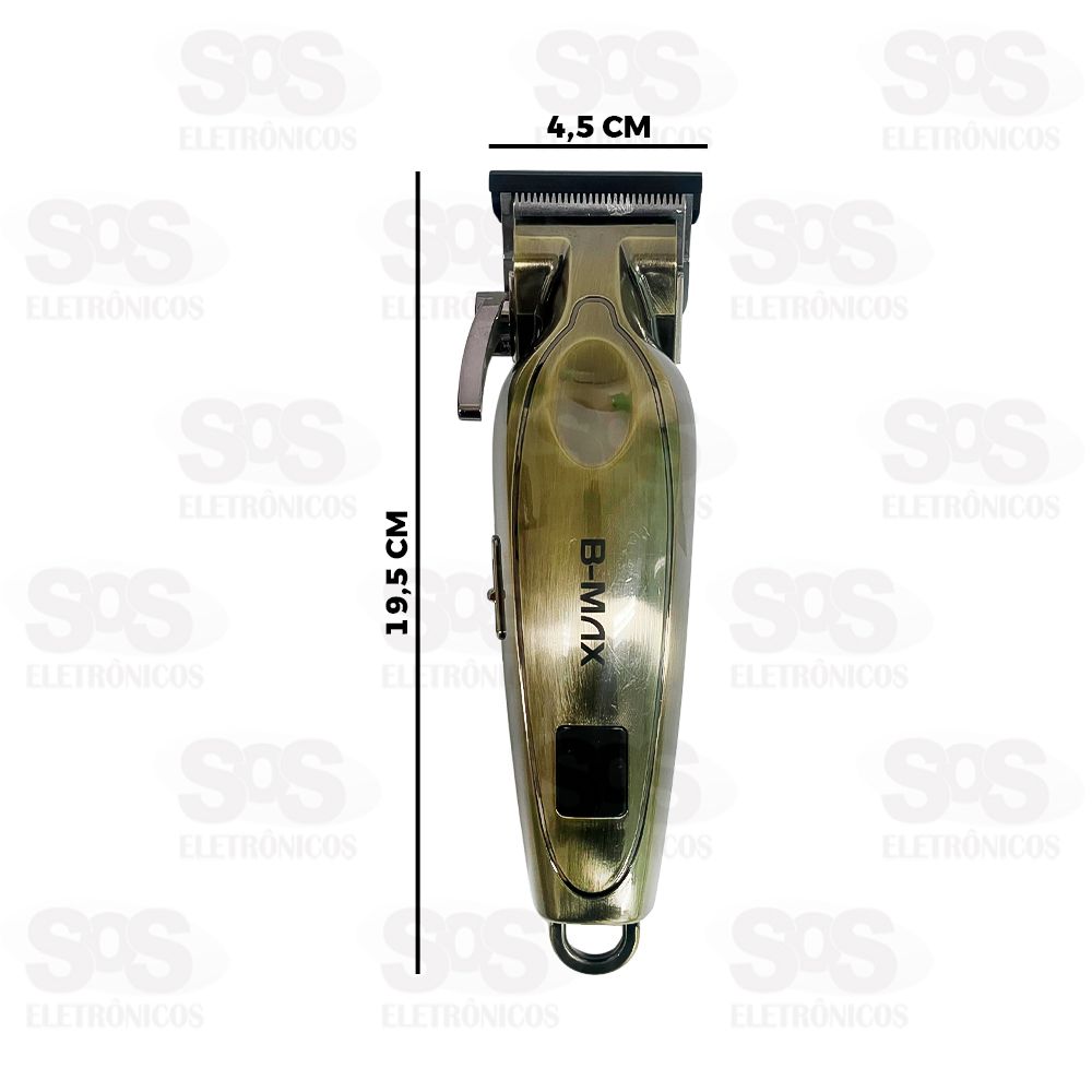 Mquina de Cortar Cabelo Profissional Com Painel BM-C055