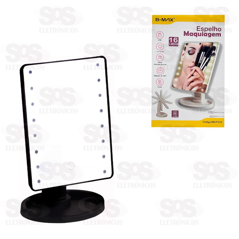 Espelho Com Led Touch Para Maquiagem BM-F1070