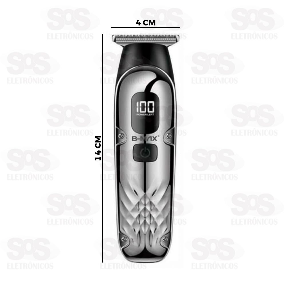 Mquina de Cortar Cabelo Profissional Com Painel BM-C054