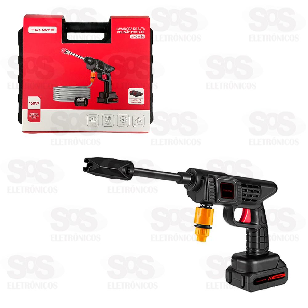 Lavadora de Alta Presso Porttil Sem Fio Tomate MXC-015A