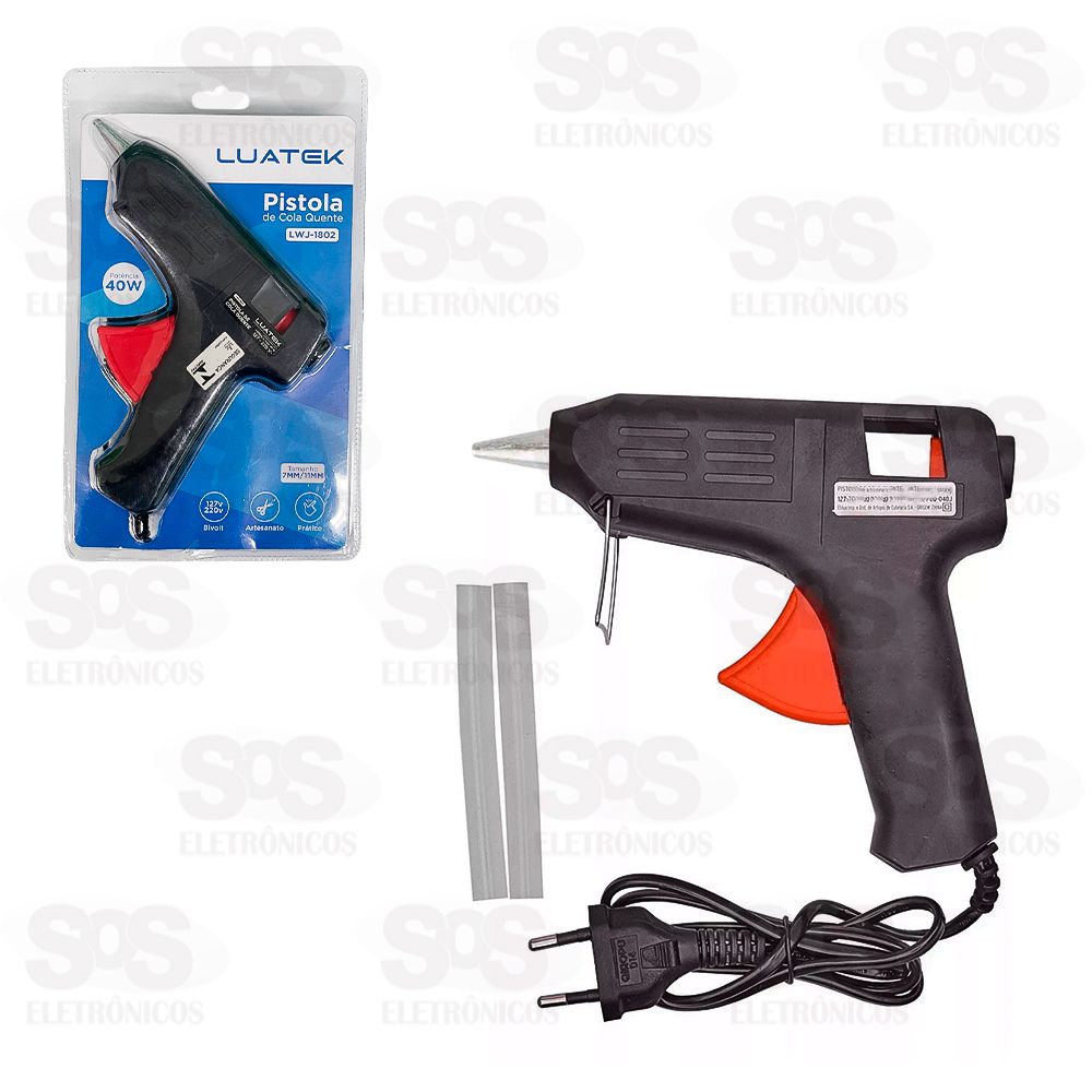 Aplicador Trmico Para Cola Basto 40W Bivolt Luatek LWJ-1802