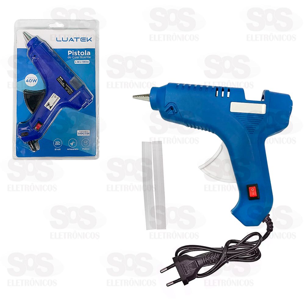 Aplicador Trmico Para Cola Basto 40W Bivolt Luatek LWJ-1804
