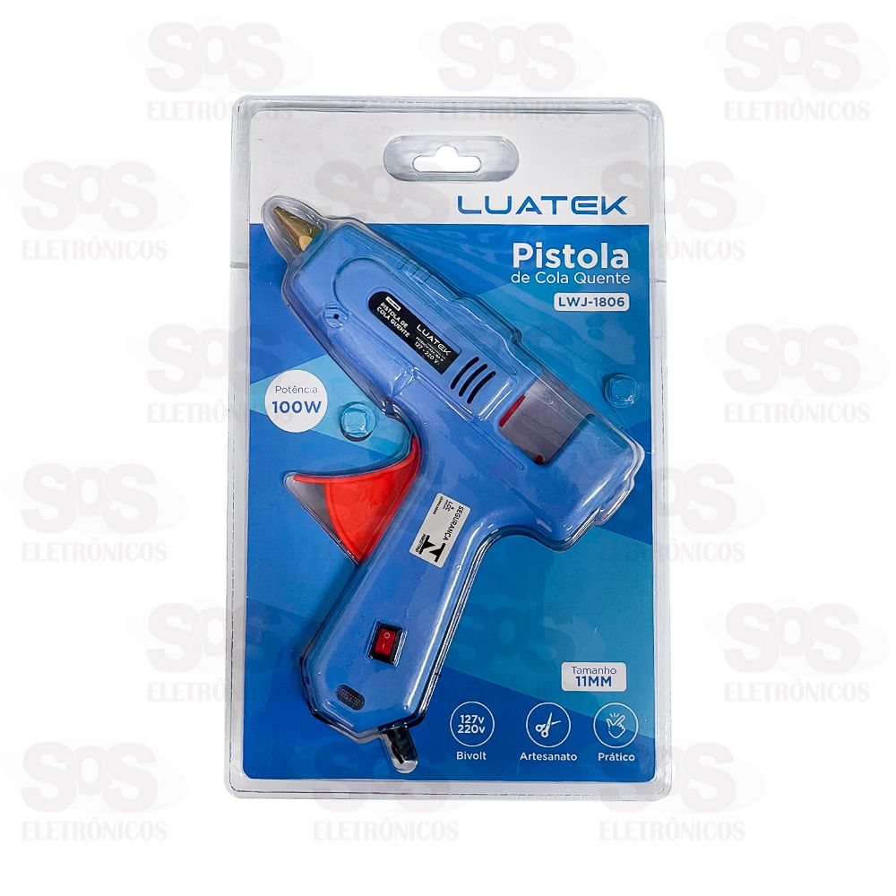 Aplicador Trmico Para Cola Basto 100W Bivolt Luatek LWJ-1806