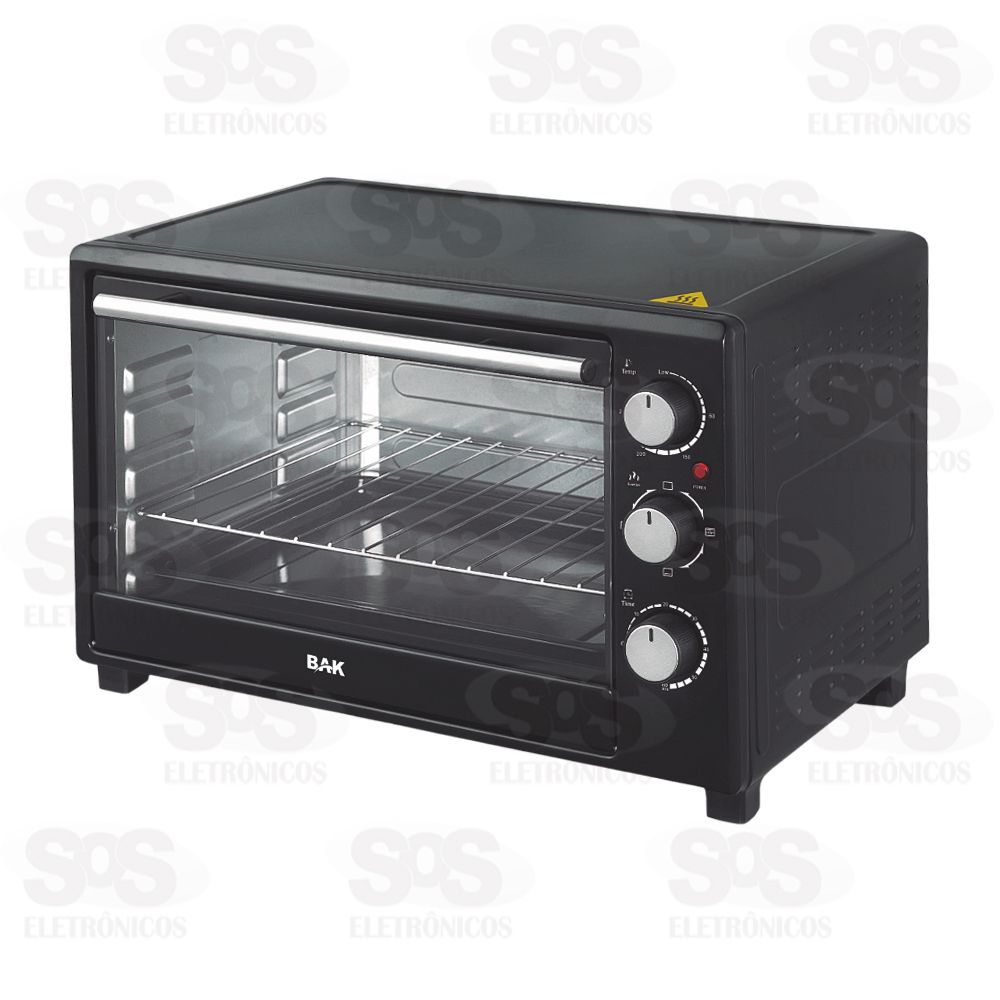 Forno Eltrico Com Timer 23 Litros Bak BK-FE23L-127