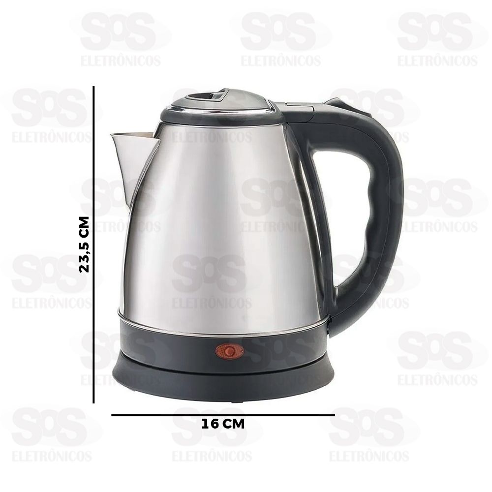 Chaleira Eltrica Inox 1.8 Litros 1000W Hai Brasil CH001