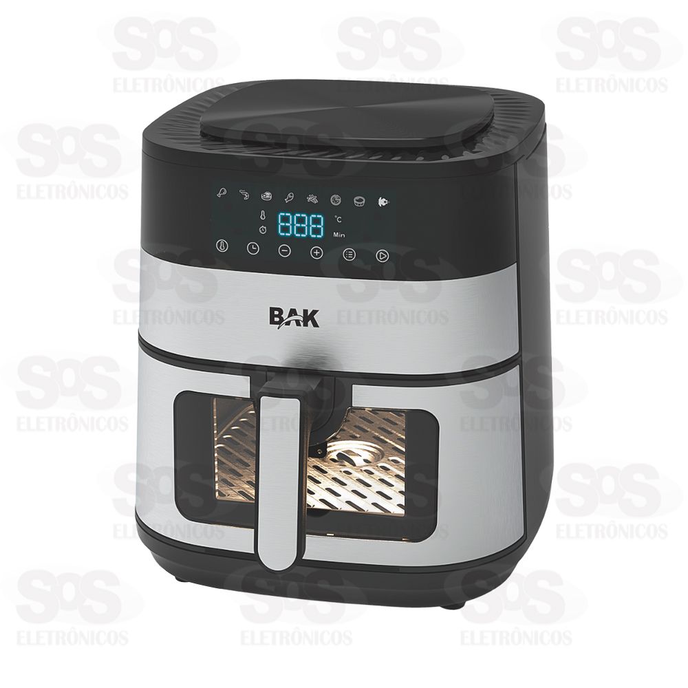 Fritadeira Eltrica Air Fryer 8 Litros 127V Bak BK-FRI80L-127
