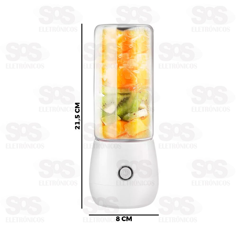 Mixer Liquidificador Porttil 450ML Tomate MAZ-008