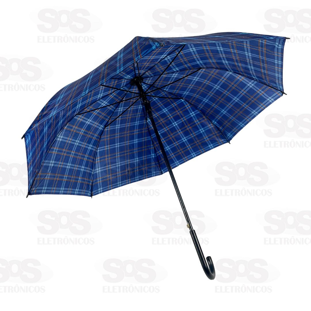 Guarda Chuva Xadrez 125CM Portaria Segma SEG-XAD69
