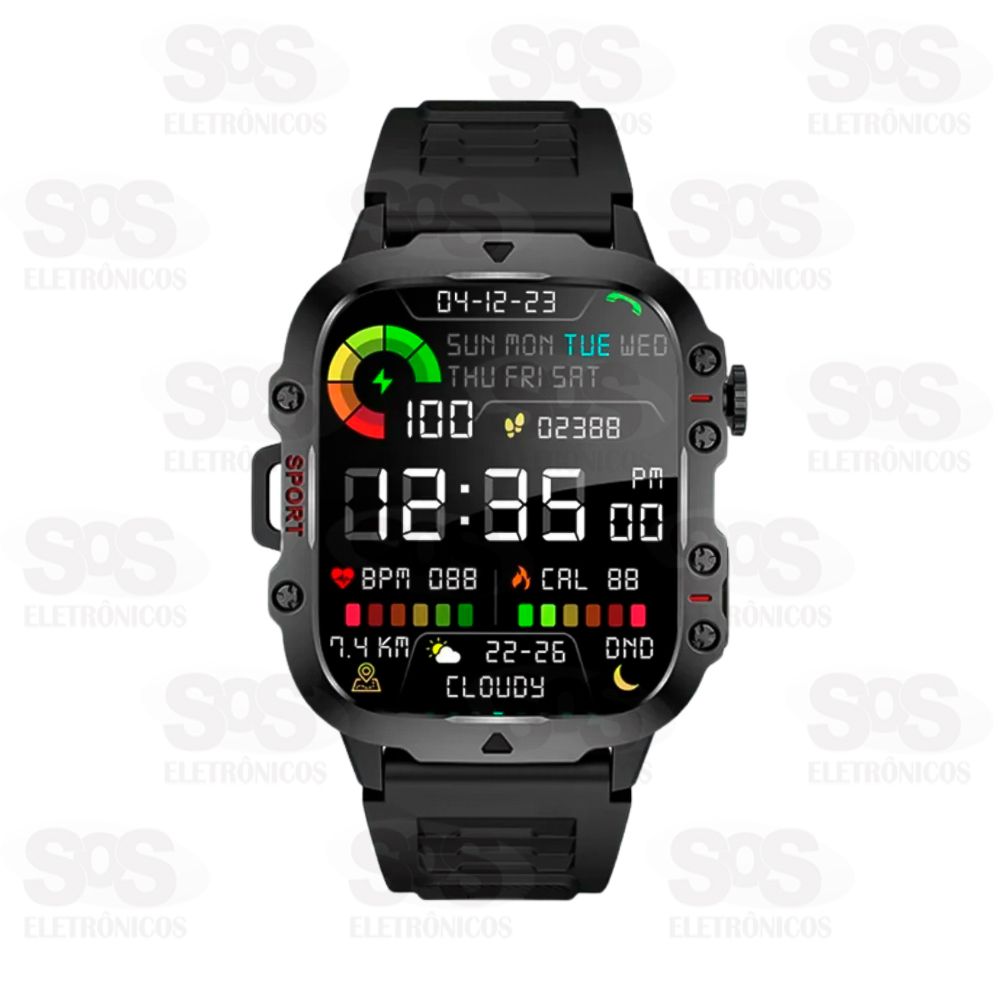 Relgio Smartwatch 2 Pulseiras 56mm GT11 AJ-L77