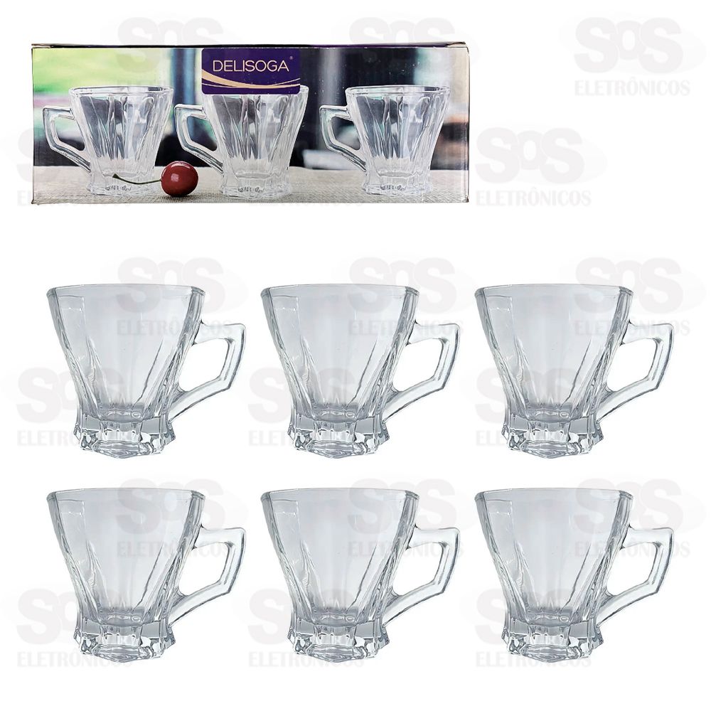 Conjunto Xcara De Caf 145ML 6 Peas DSZB240