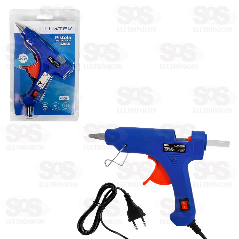 Aplicador Trmico Para Cola Basto 20W Bivolt Luatek LWJ-1803