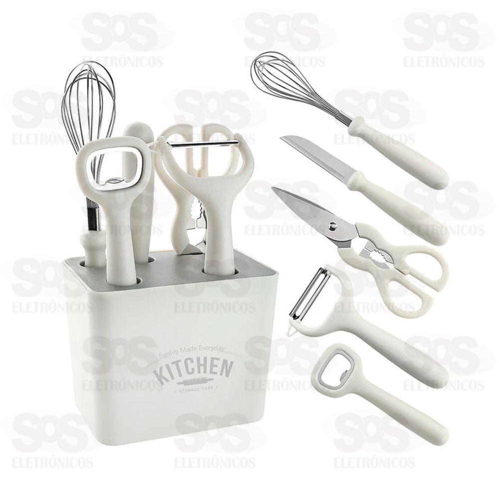 Kit Utenslios Ao Inox 6 Peas B-Max BM-F1072