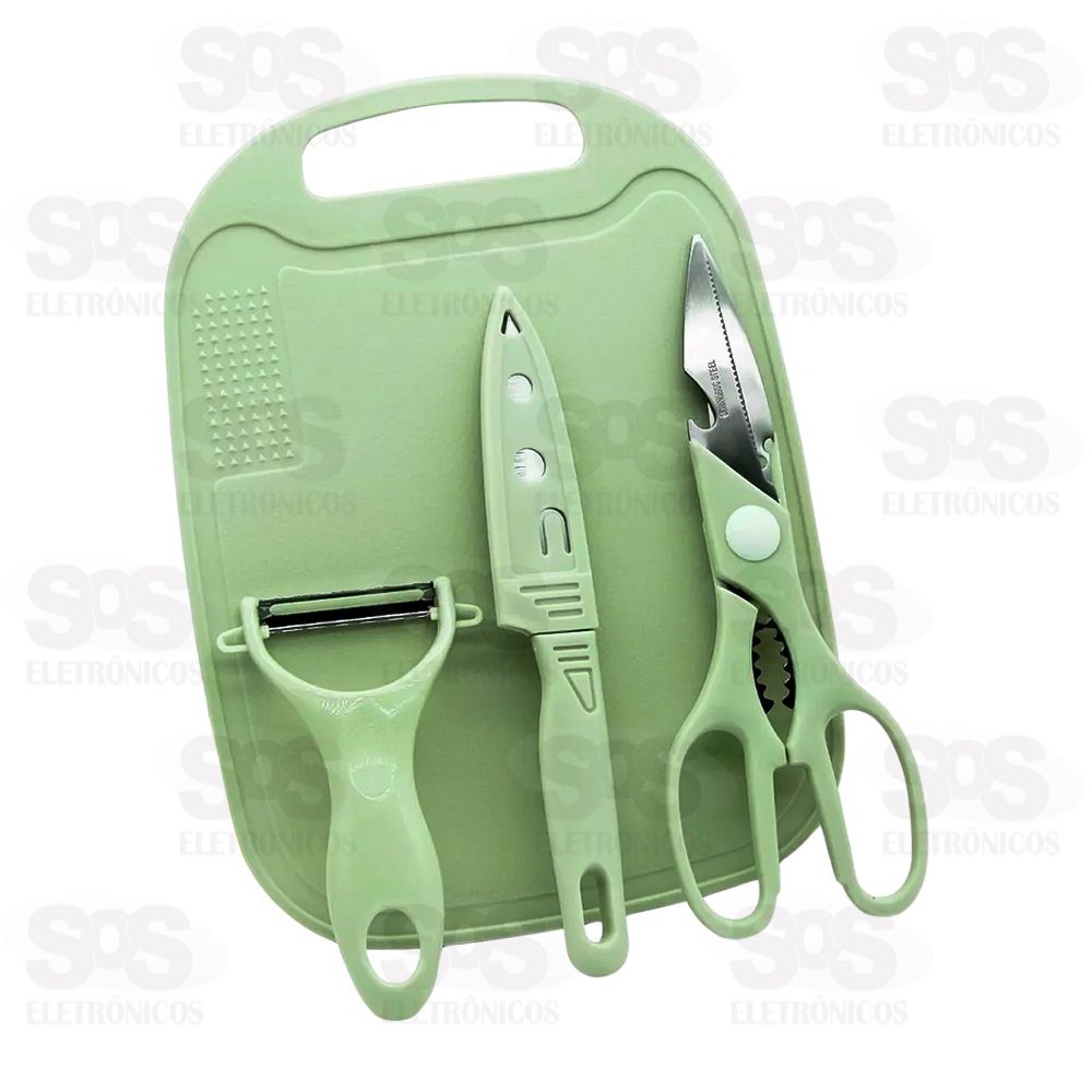 Kit Utenslios De Cozinha 4 Em 1 B-Max BM-F1063