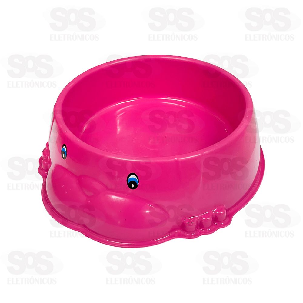 Comedouro Pequeno de Plstico 700ML Cores Variadas 0161B
