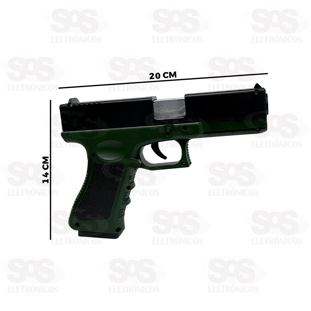 Brinquedo Glock 18 Lana Dardos De Plstico Toy King TK-AB6582