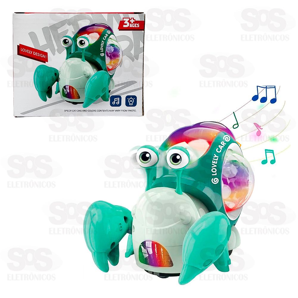 Caranguejo Fujo Com Luzes e Sons Toy King TK-AB8285