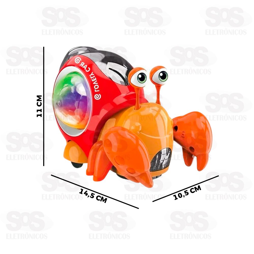 Caranguejo Fujo Com Luzes e Sons Toy King TK-AB8285