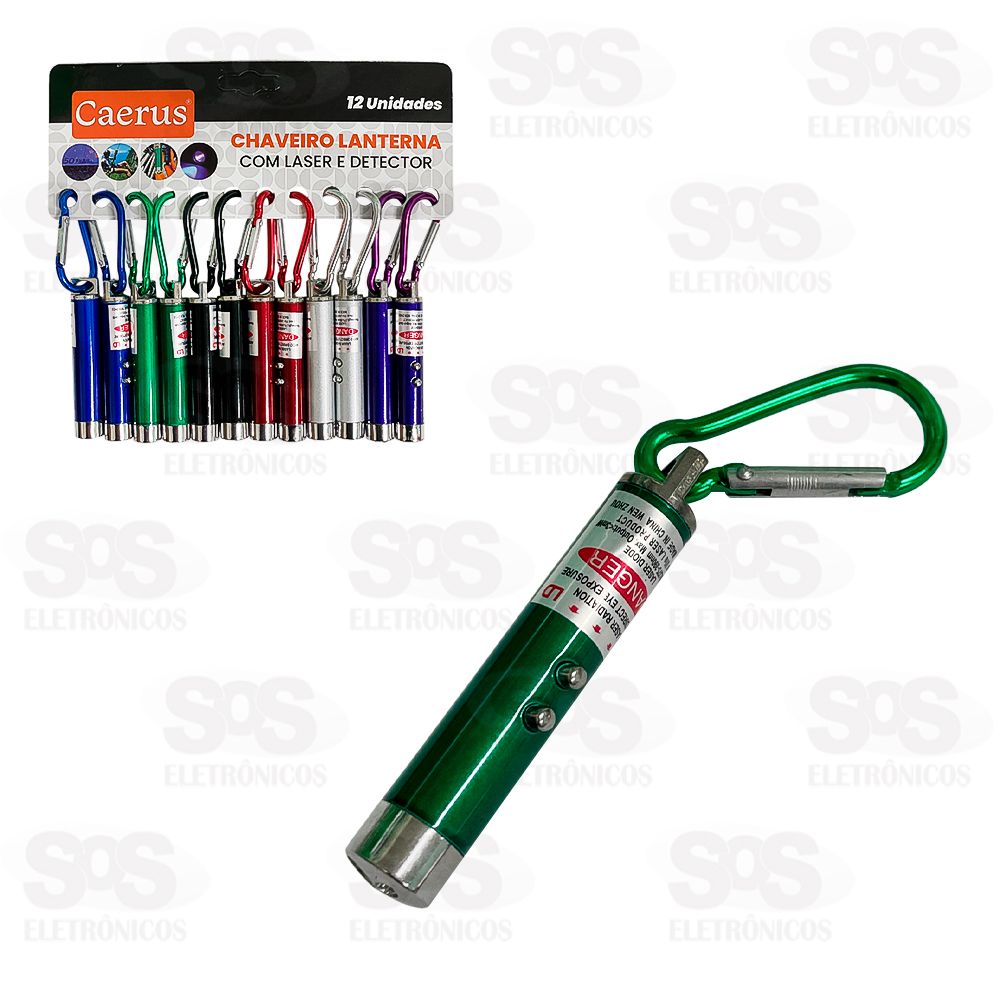 Chaveiro 3 Em 1 Laser 12 Unidades Caerus CRS-2234