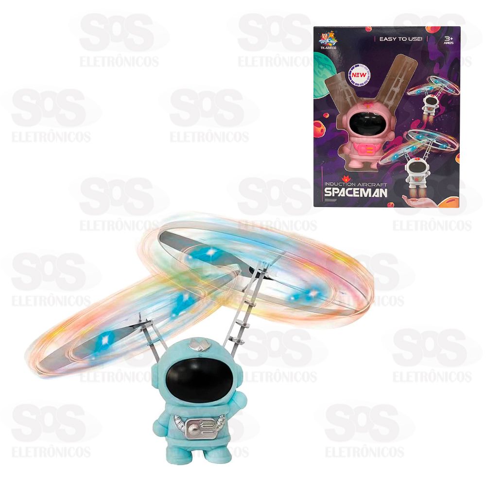 Boneco Astronauta Voador Por Indução Toy King TK-AB8035