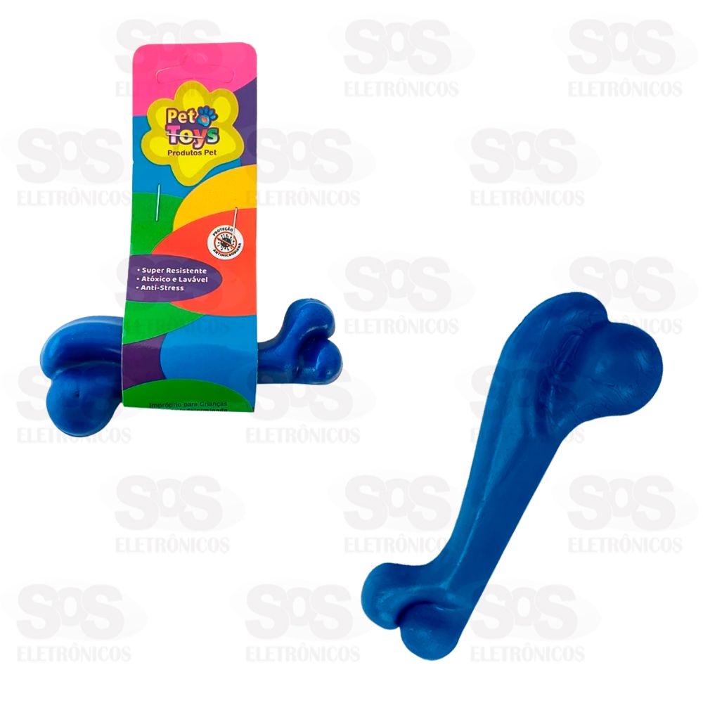 Mordedor Ossinho Para Cachorro Cores Variadas Pet Toys 2626