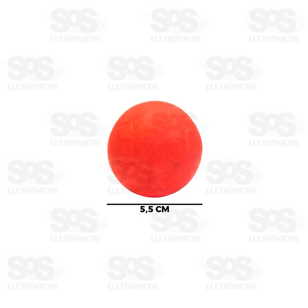 Bolinha Macia Lisa 5,5CM Para Pet Cores Variadas Pet Toys 2695