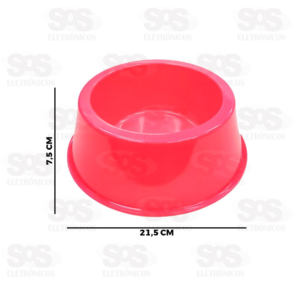 Comedouro Clssico Grande 1000ML Cores Variadas Pet Toys