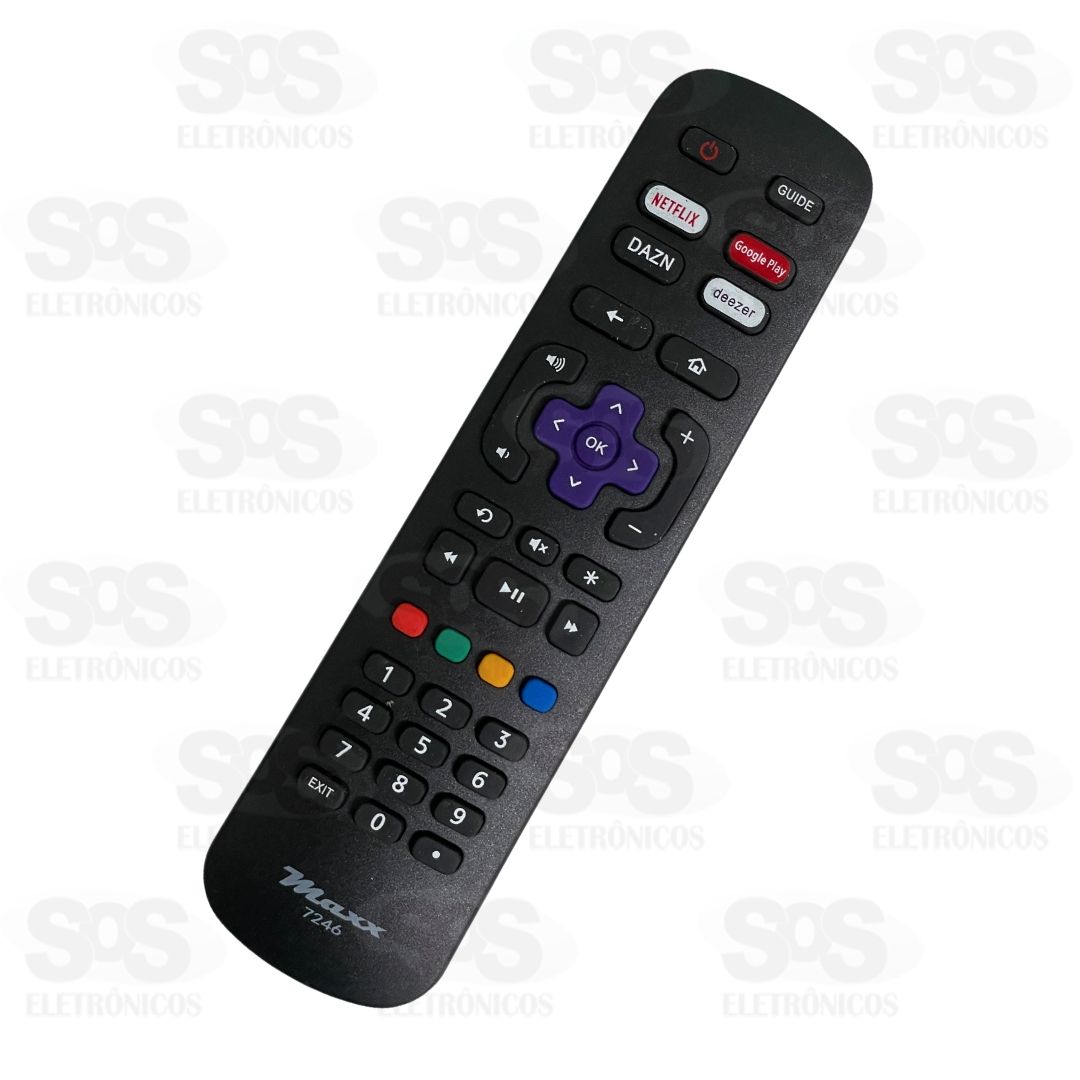 Controle Remoto AOC Netflix/Google Play/Deezer/Dazn Maxx-7246