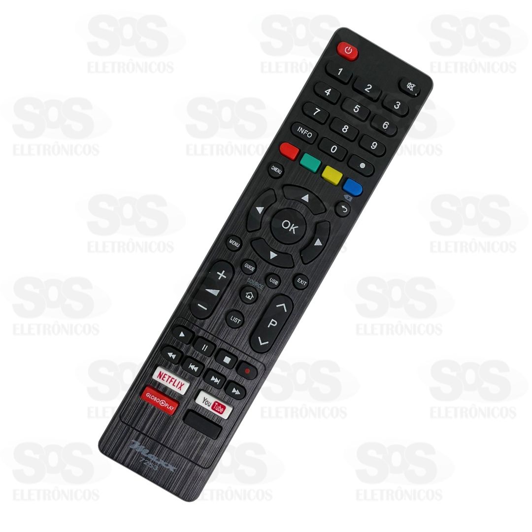 Controle Remoto Philco Netflix/Youtube/Globo Play Maxx-7253