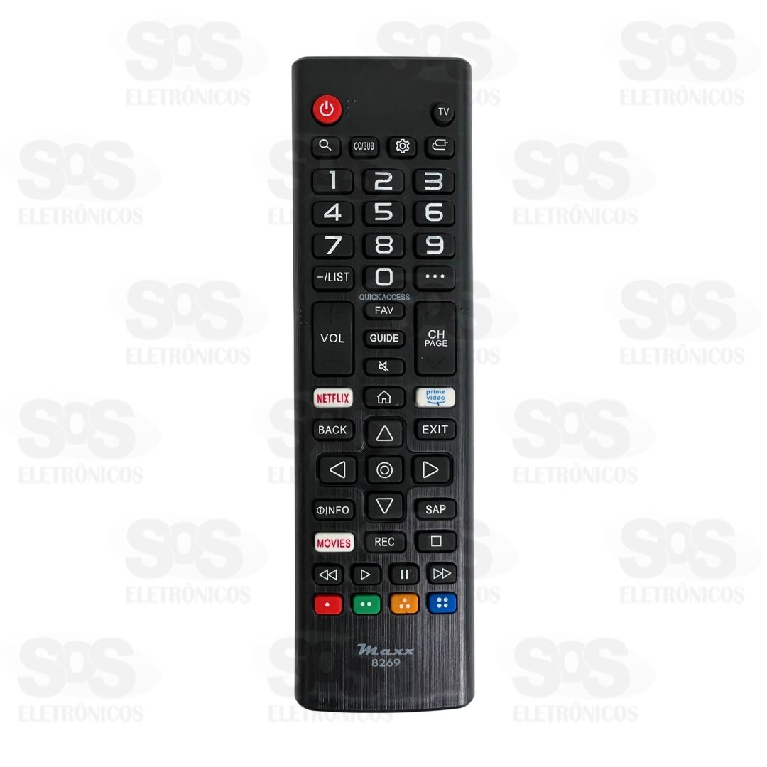 Controle Remoto Samsung Netflix/Prime Video MAXX-8269