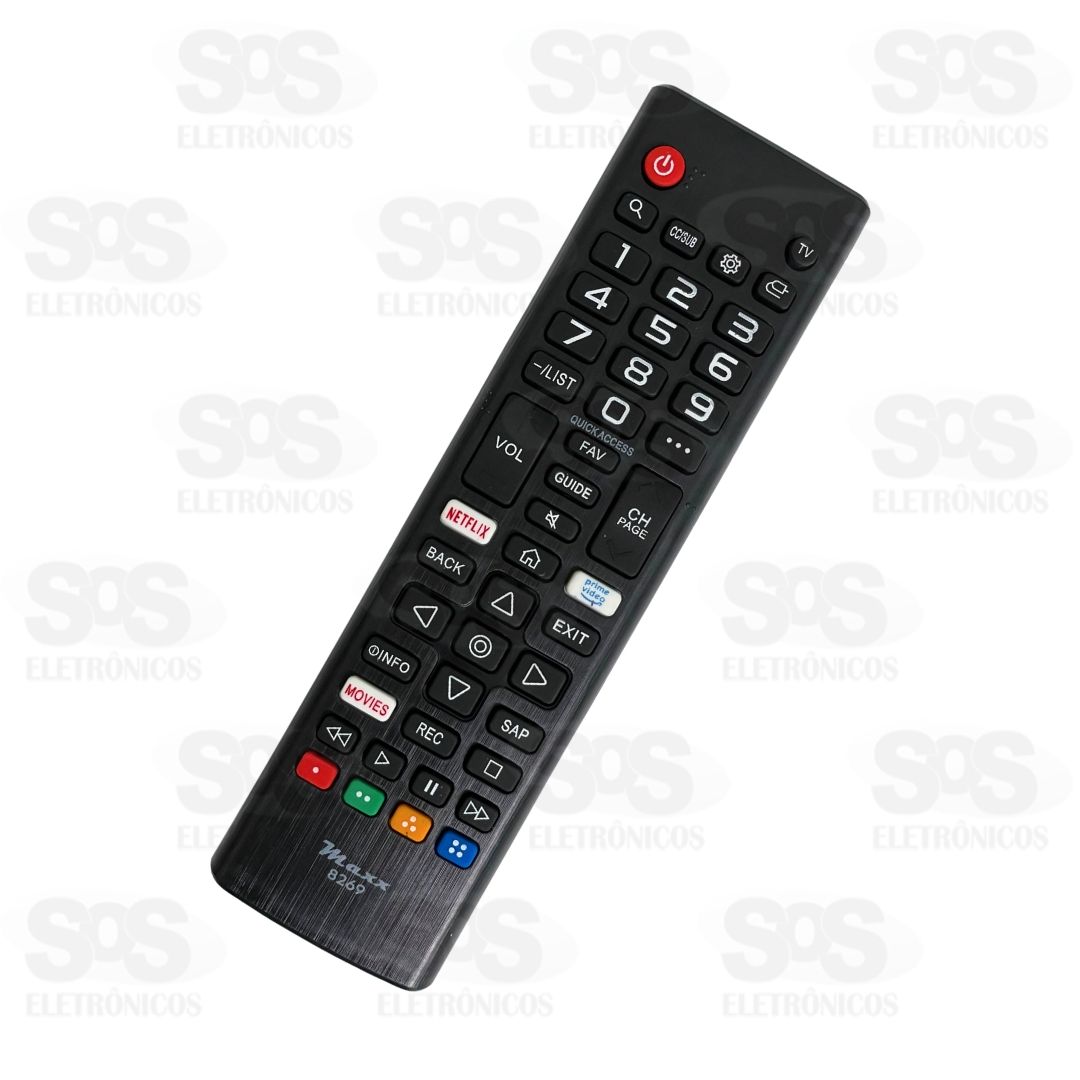 Controle Remoto Samsung Netflix/Prime Video MAXX-8269
