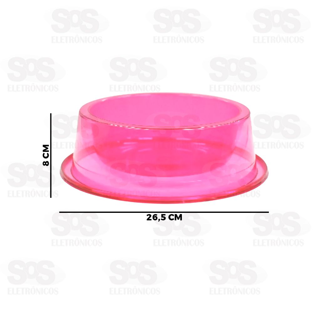 Comedouro Transparente Anti Formiga 1900ML Pet Toys