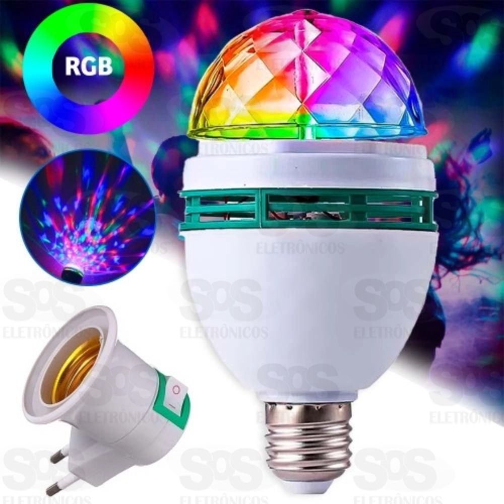 Lmpada Giratria LED Colorido Hmaston ND-02