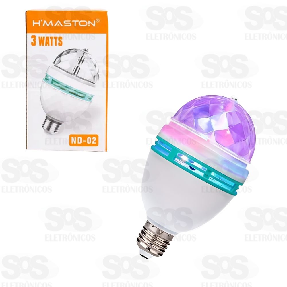 Lmpada Giratria LED Colorido Hmaston ND-02