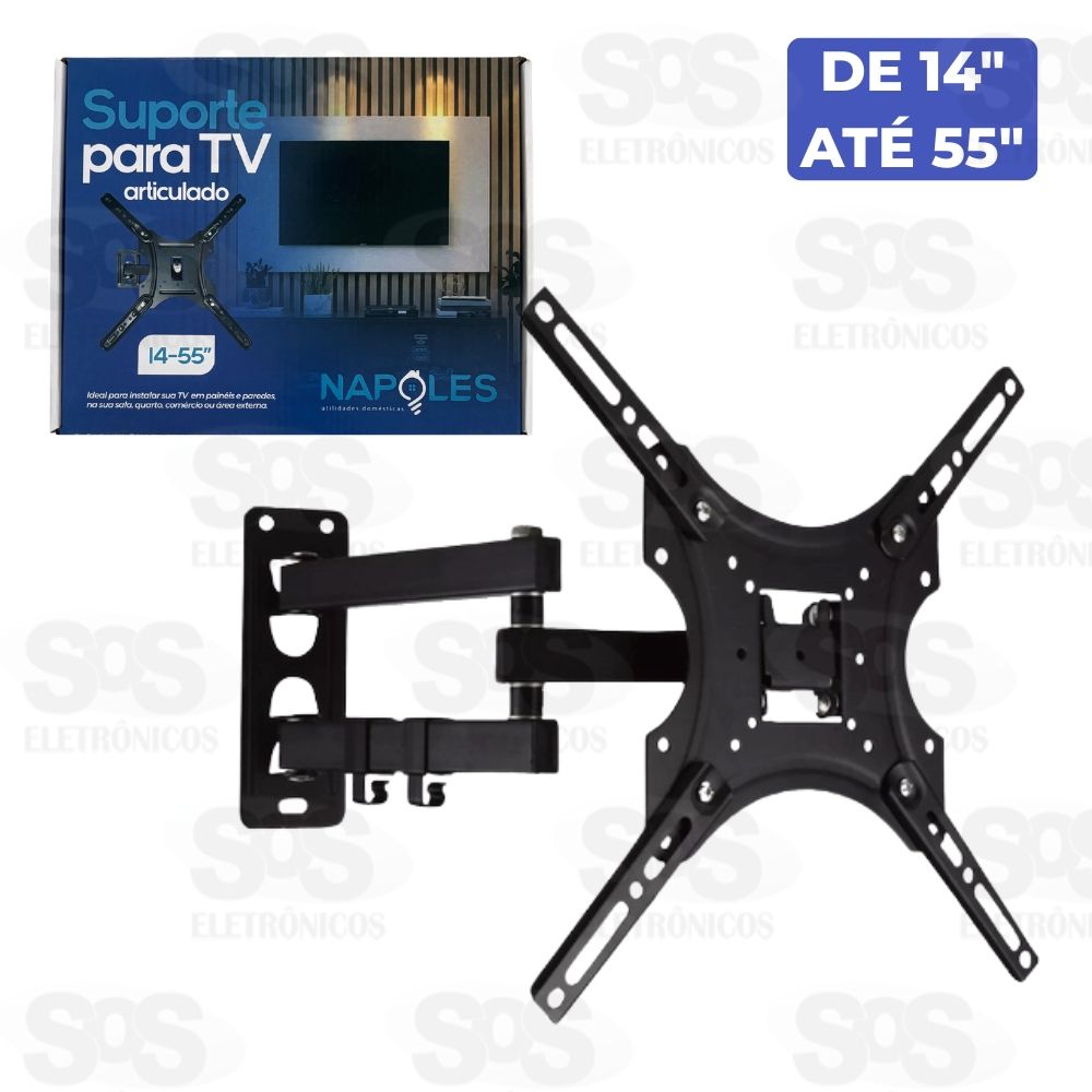 Suporte Fixo Inclinvel Para TV De 14 a 55 Polegadas NASA40