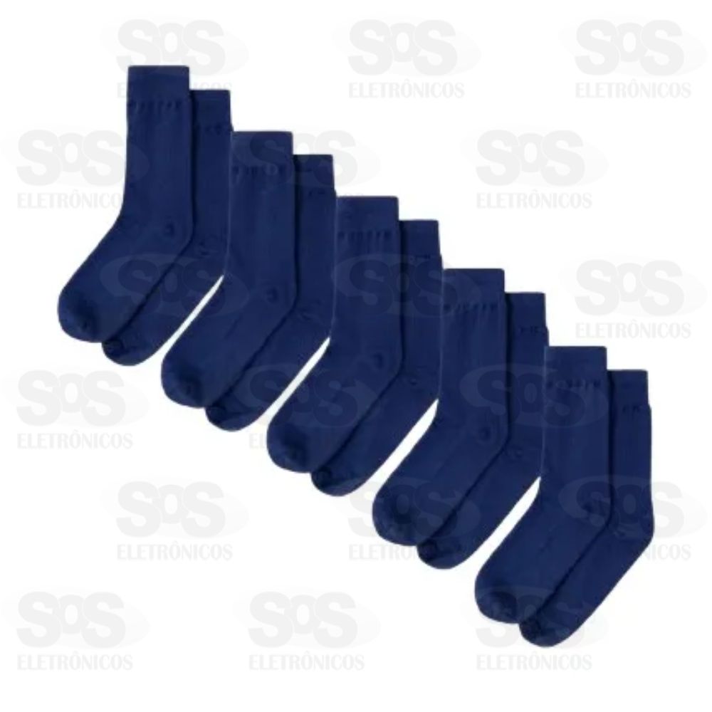Kit 12 Pares de Meias Sortidas Masculina GG
