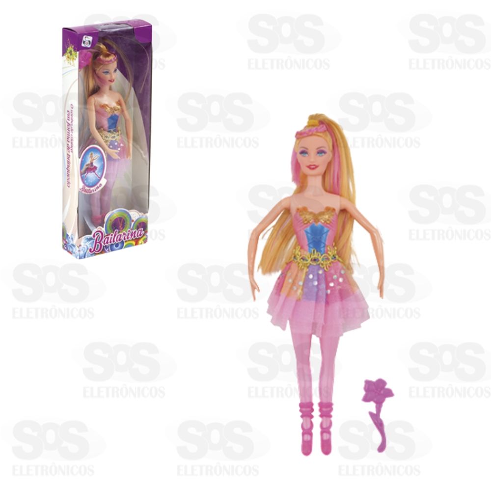 Boneca Articulada Bailarina Pica Pau PI3141