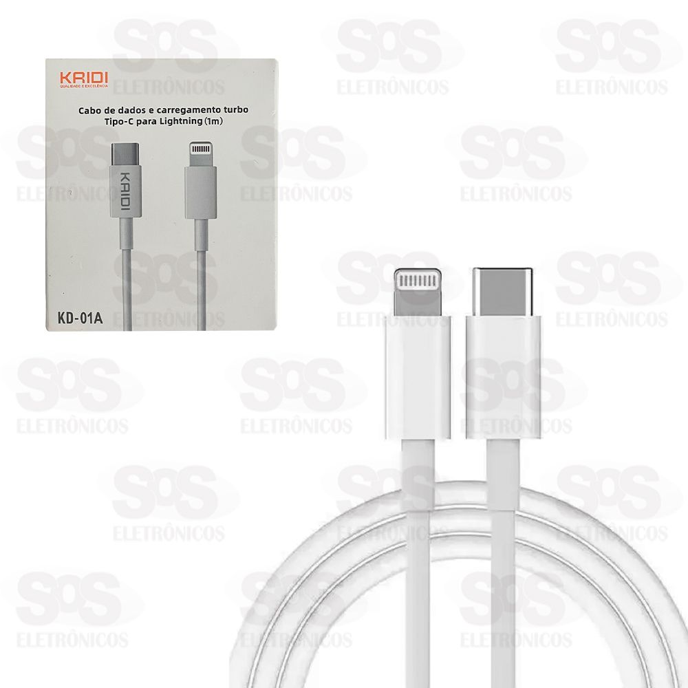 Cabo Turbo Type C Para Iphone 1 Metro Kaidi KD-01A