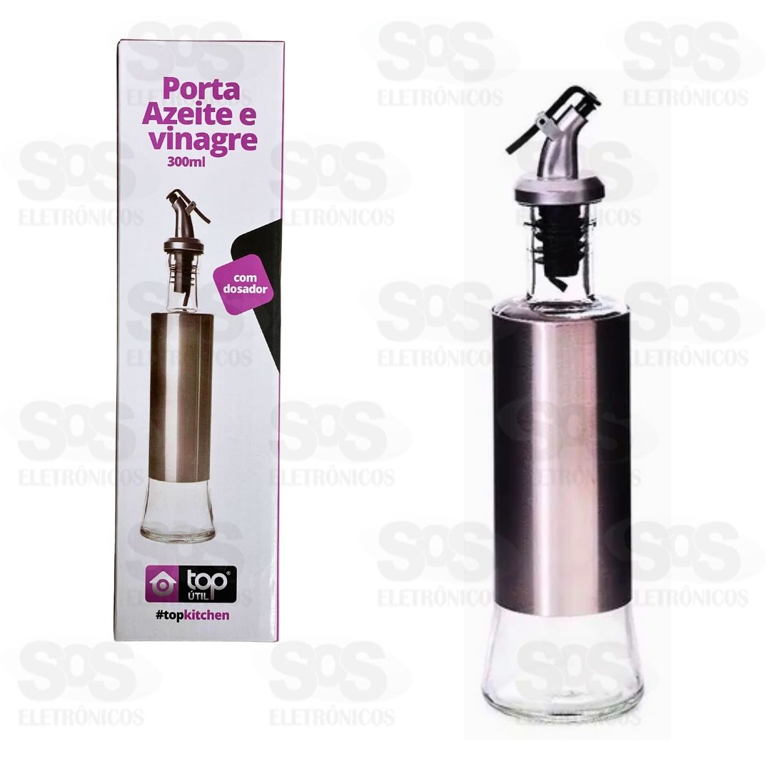Porta Tempero Com Dosador 300ML Top Útil TOP0723
