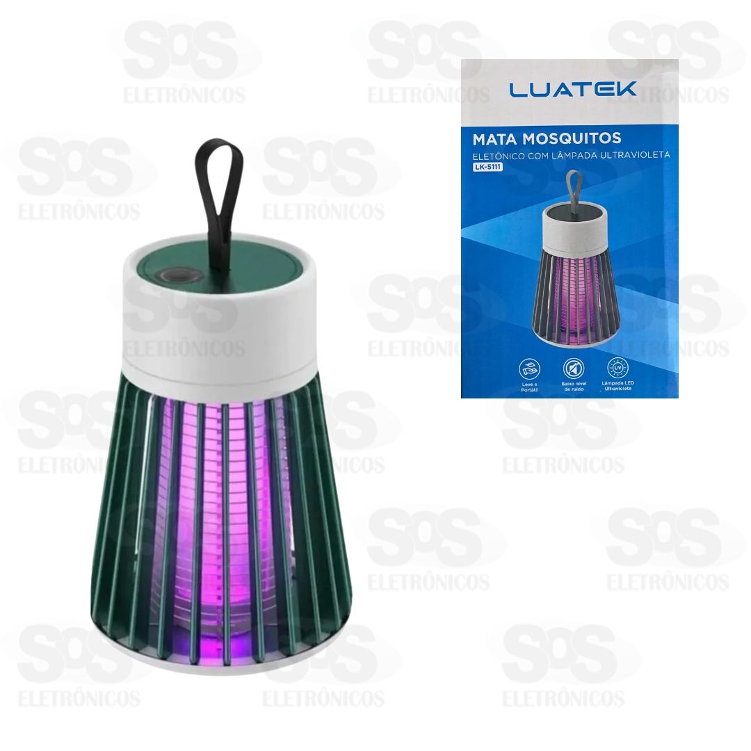 Luminria Mata Mosquito Silenciosa Ultravioleta Luatek LK-5111