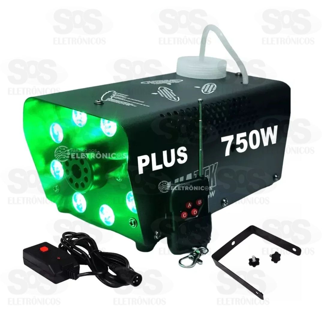 Mquina de Fumaa Com LED RGB 110V 750W Luatek LK-Y5 Plus