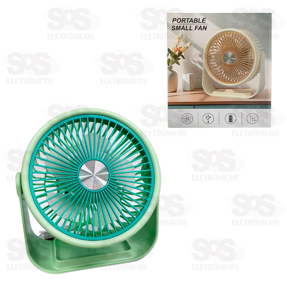 Ventilador Portátil De Mesa Ajustável Top Útil TOP1783