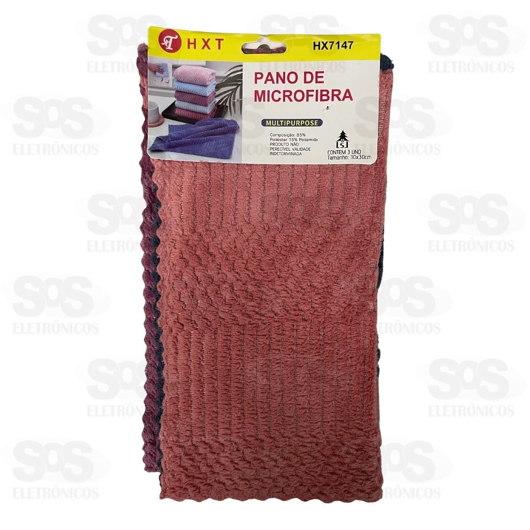 Pano De Microfibra Para Limpeza 3 Unidades HX7147