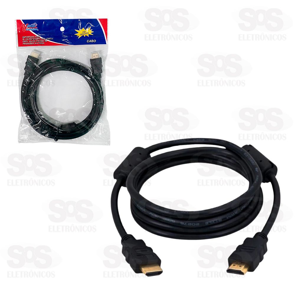 Cabo HDMI 1080p 2 Metros YA-CB1707
