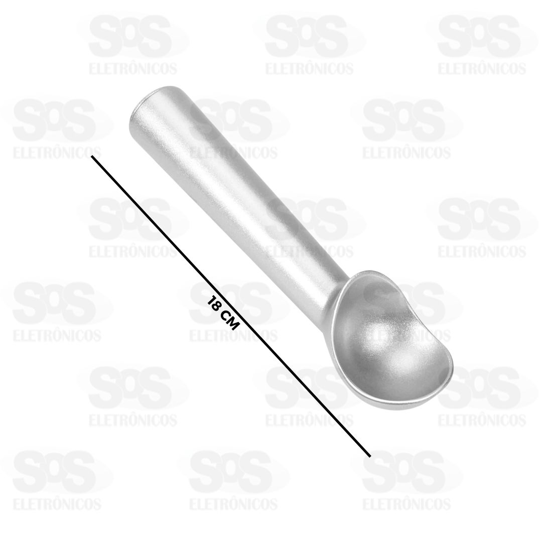 Colher Pegador De Sorvete Cromada 18cm Top til TOP1881