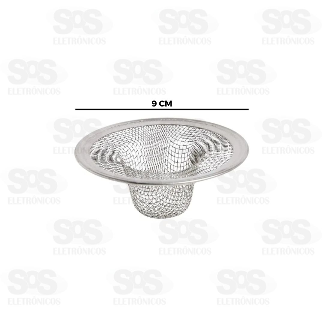 Ralo Para Pia Inox 9CM Top til TOP1017